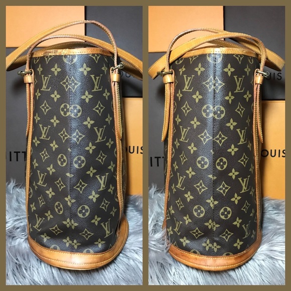❤️Sold!Authentic Louis Vuitton Bucket GM - Picture 2 of 12